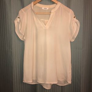 Sheer Cream Blouse